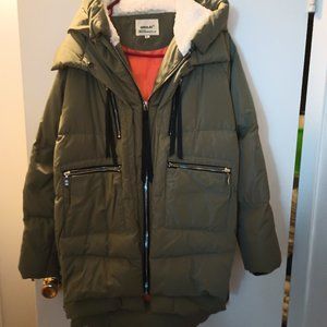 OROLAY XL OLIVE WOMEN COAT